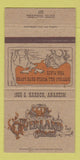 Matchbook Cover - The Overland Stage Anaheim CA 30 Strike