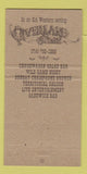 Matchbook Cover - The Overland Stage Anaheim CA 30 Strike