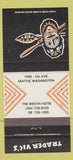 Matchbook Cover - Trader Vic's Tiki Westin Hotel Seattle WA 30 Strike