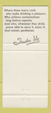 Matchbook Cover - Trader Vic's Tiki Westin Hotel Seattle WA 30 Strike