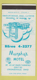 Matchbook Cover - Murphy's Motel Strongsville OH Quality Courts 30 Strike