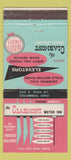 Matchbook Cover - Clarmont Steak Hosue Motor Inn Columbus OH 30 Strike