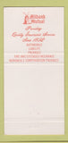 Matchbook Cover - Milbank Mutual Insurance Milbank SD 30 Strike