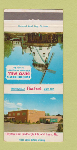 Matchbook Cover - Bevo Mill Restaurant St Louis MO 30 Strike