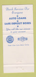 Matchbook Cover - First National Bank Lighthouse Point FL 30 Strike