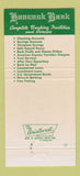 Matchbook Cover - Hancock Bank Gulfport MS 30 Strike