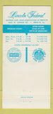 Matchbook Cover - Lincoln Federal Savings Loan Berwyn IL 30 Strike