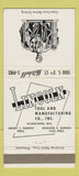 Matchbook Cover - Lincoln Tool Manufacturing Milwaukee WI WEAR 30 Strike