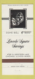 Matchbook Cover - Lincoln Square Savings Chicago IL 30 Strike
