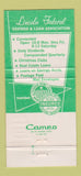 Matchbook Cover - Lincoln Federal Savings Hyattsville MD 30 Strike