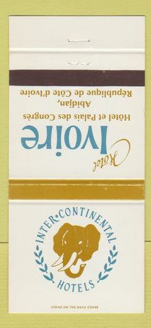 Matchbook Cover - Hotel Ivorie Cote d Ivorie 30 Strike