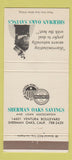 Matchbook Cover - Sherman Oaks Savings CA 30 Strike