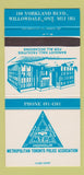 Matchbook Cover - Metro Toronto Police Association Willowdale ON 30 Strike