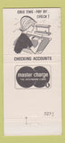Matchbook Cover - Bank of Milton WI 30 Strike