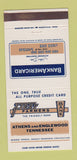 Matchbook Cover - First Farmers Bank Athens Englewood TN 30 Strike
