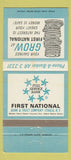 Matchbook Cover - First National Bank Ithaca NY 30 Strike