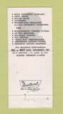 Matchbook Cover - Essex Cryogenics St Louis MO 30 Strike
