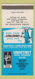 Matchbook Cover - Unistrut Metal Framing Indianapolis IN 30 Strike