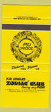 Matchbook Cover - Zodiac Club for Singles Hamilton ON 30 Strike