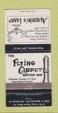 Matchbook Cover - Flying Carpet Motor Inn Des Plaines IL WEAR 30 Strike