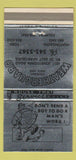 Matchbook Cover - Weatherguard Company Huntingdon York Palmyra PA 30 Strike