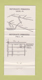 Matchbook Cover - Ristorante Primavera Philadelphia Wayne PA 30 Strike
