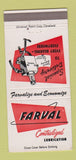 Matchbook Cover - Farval Lubrication Cleveland OH 30 Strike