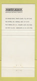 Matchbook Cover - Martin Black Wire Rope Canada Pointe Claire QC 30 Strike