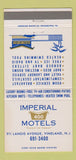 Matchbook Cover - Imperial 400 Motel Vineland NJ 30 Strike