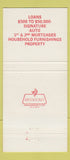 Matchbook Cover - Supreme Financial Services Baton Rouge LA 30 Strike