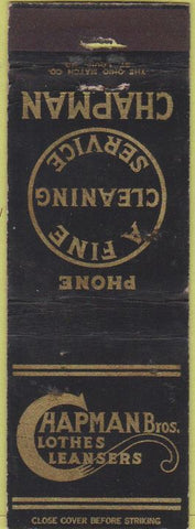 Matchbook Cover - Chapman Bros Clothes