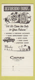 Matchbook Cover - Alvarado State Bank TX 30 Strike