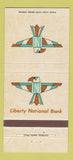 Matchbook Cover - Liberty National Bank Lovington Hobbs Tatum NM 30 Strike