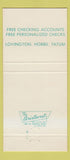 Matchbook Cover - Liberty National Bank Lovington Hobbs Tatum NM 30 Strike