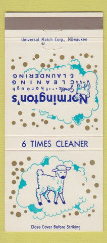 Matchbook Cover - Normington's Cleaning Laundry 30 Strike