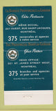 Matchbook Cover - La Banque Provinciale Du Canada 30 Strike