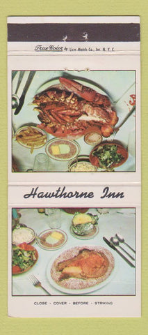 Matchbook Cover - Hawthorne Inn Berlin CT 30 Strike
