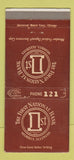 Matchbook Cover - First National Bank Morris IL 30 Strike