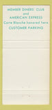 Matchbook Cover - Mazza's Restaurant Mount Vernon OH 30 Strike