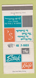 Matchbook Cover - The Steak Knife Detroit MI 30 Strike