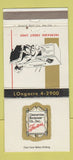 Matchbook Cover - Crompton Richmon Factors New York City 30 Strike