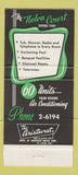 Matchbook Cover - Nelva Court Motel Meridian MS 30 Strike