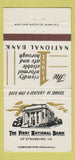 Matchbook Cover - First National Bank Strasburg VA WEAR 30 Strike