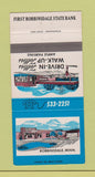 Matchbook Cover - First Robbinsdale State Bank MN 30 Strike