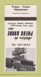 Matchbook Cover - Atelier de Pneus Houde Duberger QC 30 Strike