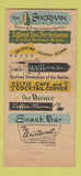 Matchbook Cover - Sherman Hotel Chicago IL Well of the Sea 30 Strike