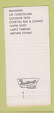 Matchbook Cover - Lucky Bar Bronx Whitestone Motel  NY CREASES 30 Strike
