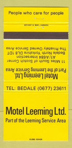 Matchbook Cover - Motel Leeming  30 Strike