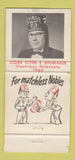 Matchbook Cover - Judge Clyde Schumaker Shriners Pittsburgh PA 30 Strike
