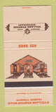 Matchbook Cover - Village Station Restaurant Toronto ON 30 Strike